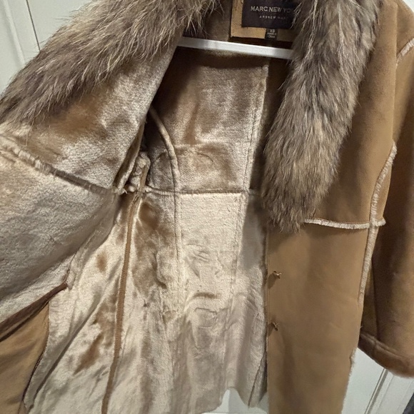 Andrew Marc Shearling Coat- pristine! - Picture 4 of 5